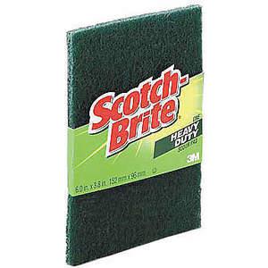 SCOTCH-BRITE 220 Scouring Pad Green 6 Inch L 3-7/8in W - Pack Of 24 | AC2EBU 2JDB8