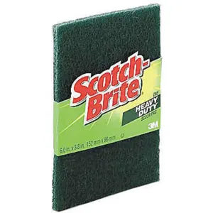 SCOTCH-BRITE 220 Scouring Pad Green 6 Inch L 3-7/8in W - Pack Of 24 | AC2EBU 2JDB8