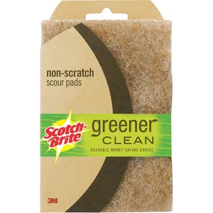 SCOTCH-BRITE 97223-3-12 Scouring Pad 6 Length 4 Width Brown PK3 | AG9RHG 21XL10