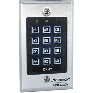 SECURITRON DK-12 Digital Access Keypad 12 Button | AA2ALQ 10A459