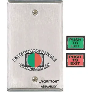 SECURITRON PB3E Push To Exit Button Wall Mounted | AE4JUB 5LAA5