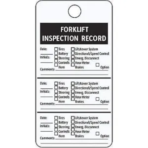 SEE ALL INDUSTRIES IL-FORK Label Foil 3 x 4.25 Inch Forklift - Pack Of 25 | AF4BVL 8PEM6