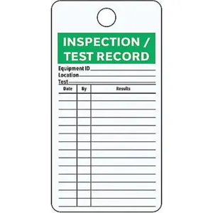 SEE ALL INDUSTRIES IL-INSP Test Received Tag 4-1/4 x 3 Inch Foil - Pack Of 25 | AF3PMD 8AJ71