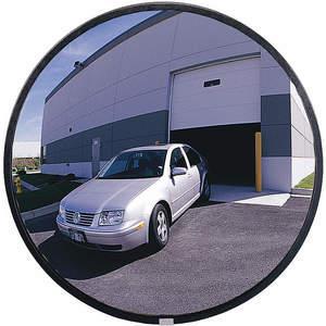 SEE ALL INDUSTRIES SCVO-SR-18Z-PB-VT Outdoor Convex Mirror 18 Inch Scratch Resistant | AH3QYC 33HV06