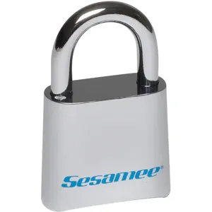 SESAMEE KCR0436 Combination Resettable Padlock Brass | AG6QBB 3TMJ9