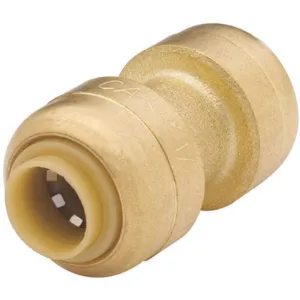 SHARKBITE U004LF Coupling Push Fitting 1/4 In | AA8NTX 19F906