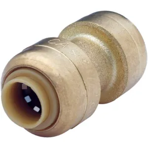 SHARKBITE U006LF Coupling Push-fit Tube 3/8 Inch Pipe 3/8 Inch | AG2LKZ 31LC79