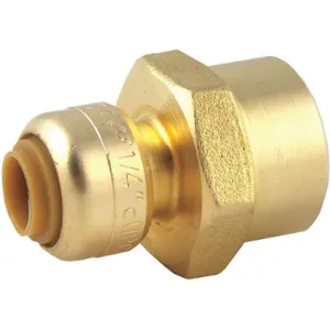 SHARKBITE U066LF Reducing Connector Push 1/4 x 1/2in | AA8NTQ 19F899