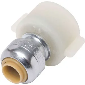 SHARKBITE U3525LF Faucet Connector Push Fitting 1/4 x 1/2in | AA8NTV 19F904