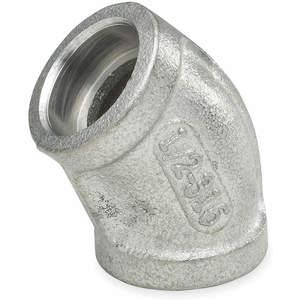 SHARON PIPING S5034F 020 Elbow 45 Degree 2 Inch 304 Stainless Steel 3000 Psi | AB2FUD 1LUD7