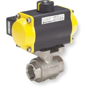 SHARPE VALVES SVSER124117 Ball Valve Pneumatic Actuated Stainless Steel 3/8 In | AD2CBV 3MRE7