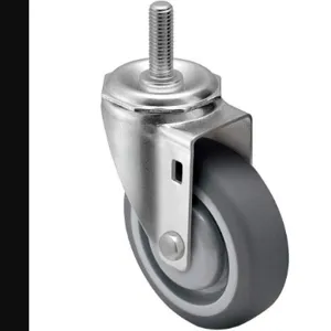 SHEPHERD CASTER PGS50741ZN-TPR22(GG) Swivel Stem Caster 280 Lb 5 Inch Rubber | AF9EYX 29XW85