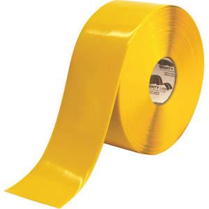 MIGHTY LINE 4RY Floor Marking Tape, 4 Width, Yellow, 100 ft Long | AD2TVW 3UAR1