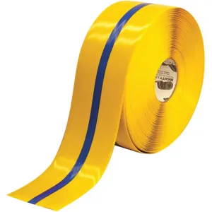 MIGHTY LINE 4RYBCTR Marking Tape Roll 4 Inch W 100 Feet Length | AD2TVX 3UAR2