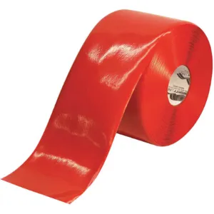 MIGHTY LINE 6RR Floor Marking Tape, 6 Width, Red, 100 ft Long | AF6DYY 9YDT9