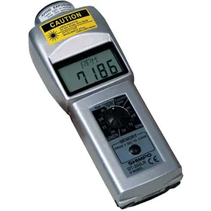 SHIMPO DT-205LR Contact Tachometer Lcd 0.4 To 12 500fpm | AB6MFV 21YD75