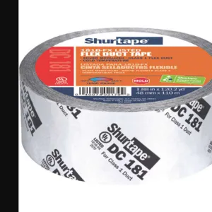 SHURTAPE DC 181 HVAC Tape 48 x 110m 3 mil Silver Metallic | AA2ALH 10A375