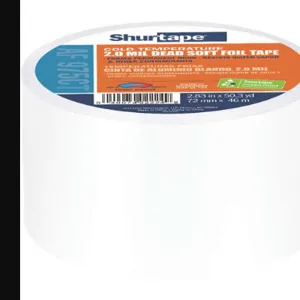 SHURTAPE AF 975CT Foil Tape 72mm x 46m 4.0 mil | AF7XJU 22XN52