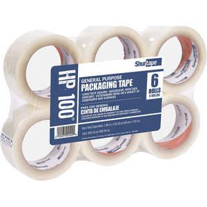 SHURTAPE HP 100 Carton Sealing Tape Clear PK6 | AH7ARB 36NH82