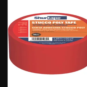 SHURTAPE PE 444 Film Tape Polyethylene Red 48mm x 55m | AF7XJN 22XN47