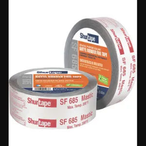 SHURTAPE SF 685 Foil Tape 3 Inch x 100 Feet 17 Mil | AF7XJV 22XN55