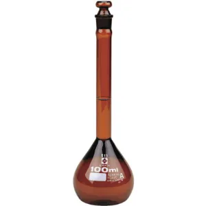 ROADPRO 2307A-25 Volumetric Flask Amber 25mL PK6 | AH7HRB 36TY21