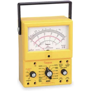 SIMPSON ELECTRIC 260-8XI Analog Multimeter 1000v 10a 20m Ohms | AB3GQY 1TC61