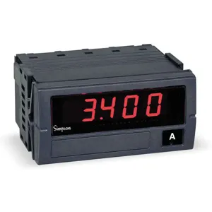 SIMPSON ELECTRIC F45-1-46-0-A Digital Panel Meter, AC Current | AB4CVH 1X181