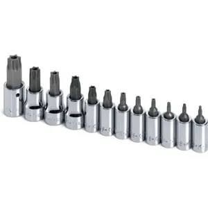 SK PROFESSIONAL TOOLS 19768 Socket Bit Set 1/4 And 3/8 Drive 12 Pc | AB4YHG 20K420