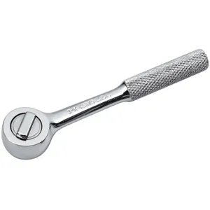 SK PROFESSIONAL TOOLS 40971 Hand Ratchet 1/4 Inch Drive 6-1/2 Inch Length Round | AA4BHZ 12D243