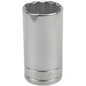 SK PROFESSIONAL TOOLS 42432 Socket 3/8 Inch Drive 1 Inch 12 Point Deep | AB4YUV 20K667