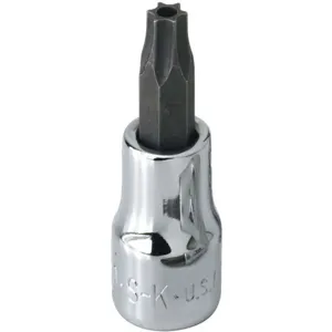 SK PROFESSIONAL TOOLS 42527 Socket 1/4 Inch Drive T27 6 Point Standard | AA3ZMU 12A342