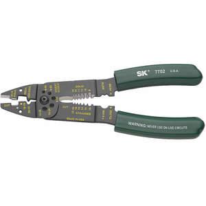 SK PROFESSIONAL TOOLS 7702 Crimpzange mit Matrize 22-10 Awg 9-1/2 Zoll Länge | AB6XFR 22P029