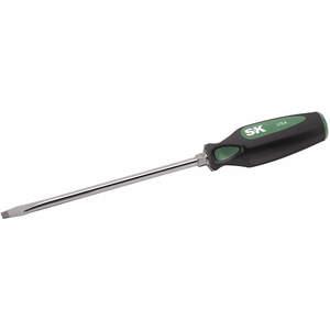 SK PROFESSIONAL TOOLS 79104 Screwdriver Slotted 3/8 Tip 8 Inch Shank | AA4AVF 12C450