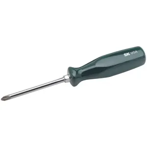 SK PROFESSIONAL TOOLS 82008 Screwdriver Phillips P2 Tip 8 Inch Shank | AA4AWV 12C486