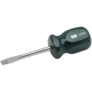 SK PROFESSIONAL TOOLS 85202 Screwdriver Slotted 3/16 Tip 2-1/4 Shank | AA4AXJ 12C499