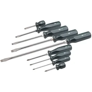 SK PROFESSIONAL TOOLS 86006 Screwdriver Set Sure Grip Combination 9 Pcs | AA4BHX 12D241