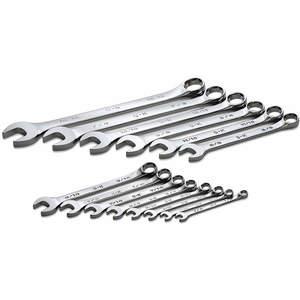SK PROFESSIONAL TOOLS 86124 Combination Wrench Set Chrome 1/4-15/16 14 Pc | AB6DFV 21A254