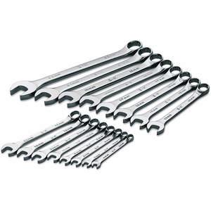 SK PROFESSIONAL TOOLS 86223 Combination Wrench Set Chrome 6-22mm 16 Pc | AB6DGB 21A263