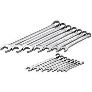 SK PROFESSIONAL TOOLS 86255 Combination Wrench Set Polish 1/4-1 Inch 15 Pc | AA4BGT 12D212