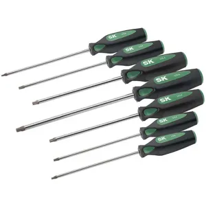 SK PROFESSIONAL TOOLS 86333 Screwdriver Set Cushion Grip Torx 7 Pcs | AA4BHR 12D236