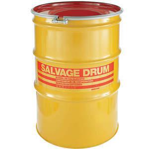 SKOLNIK HM11001 Salvage Drum, Open Head, 110 Gallon, Carbon Steel | AB2KNW 1MLA9