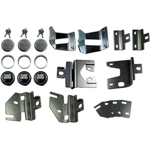 SLICK LOCKS FD-FVK-SLIDE-TK Ford Van Complete Exterior Door Lock Kit | AF6KDW 19RZ66