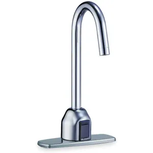 SLOAN EBF750-4 Bathroom Sink Faucet, Chrome, Gooseneck, Motion Sensor Activation, 2.2 Gpm | CH6PBF 54YR10