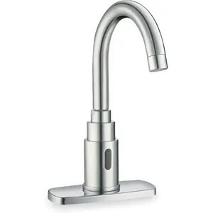 SLOAN SF2250-4 Gooseneck Faucet 3/8 Inch Compresion Deck | AE7AUD 5WHW9