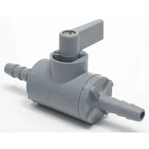 SMC VALVES 5742290 Pvc Ball Valve Inline Barb x Barb 1/4 In | AC8MPN 3CGF6