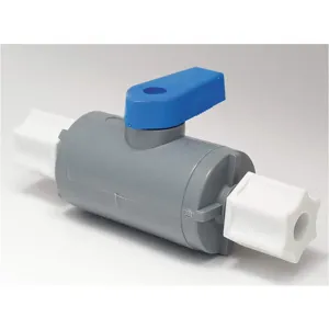 SMC VALVES 6387090 Pvc Ball Valve Inline Jaco x Jaco 1/4 In | AC8MRA 3CGK4