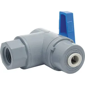 SMC VALVES 6574490 Pvc Ball Valve Fnpt x Push To Connect 3/8 In | AC8MTA 3CGN9