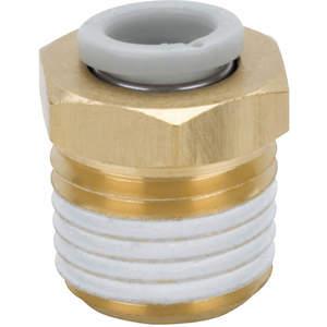 SMC VALVES KQ2H06-01AS Male Connector, PMT Body, 10 mm Hex Size, 6 mm Tube | AC6ZTL 36X013
