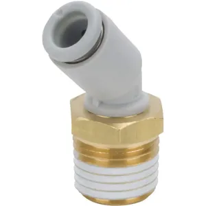 SMC VALVES KQ2K12-04AS Male Elbow 45 Degree 12mm Thread x Tube | AC7AEZ 36X281